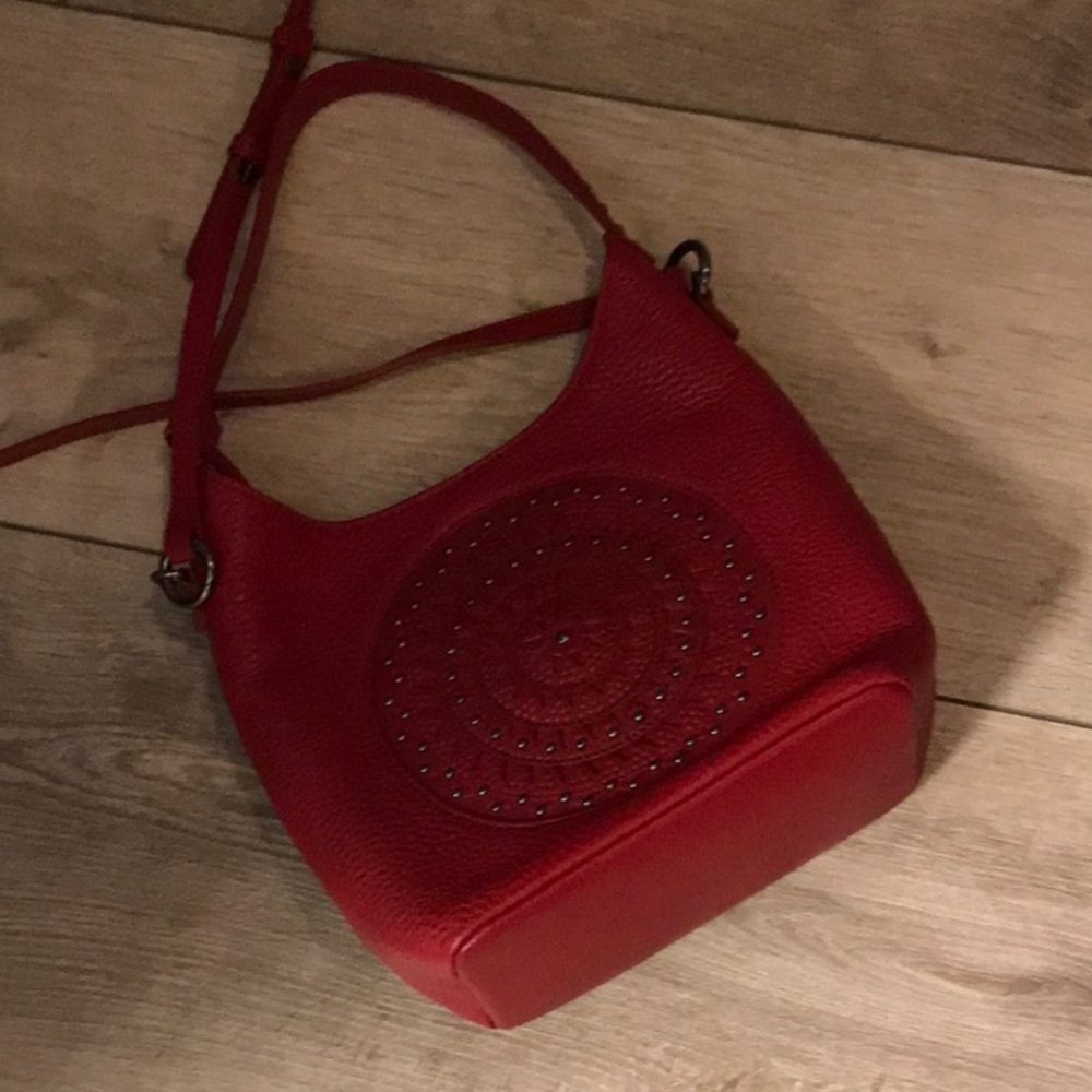 Brighton Charlette Ferrara Eternity Red Crossbody Bag Orig $365 EUC - Picture 9 of 16